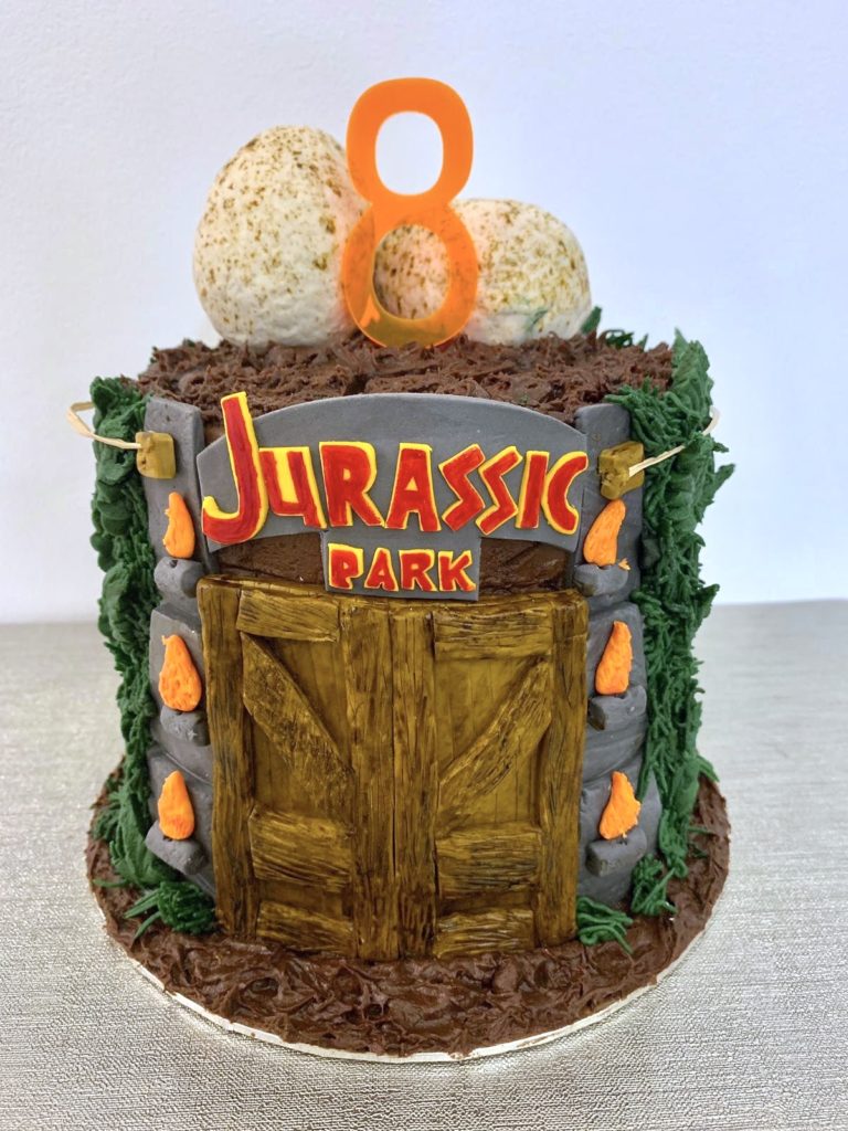 Tarta infantil de Jurassic Park